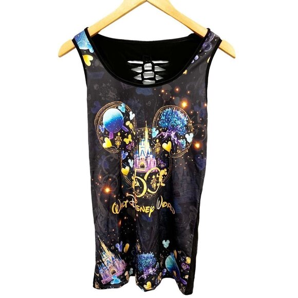 Disney's 50th Anniversary Walt Disney World Workout Set Tank Top and Leggings - Picture 1 of 11